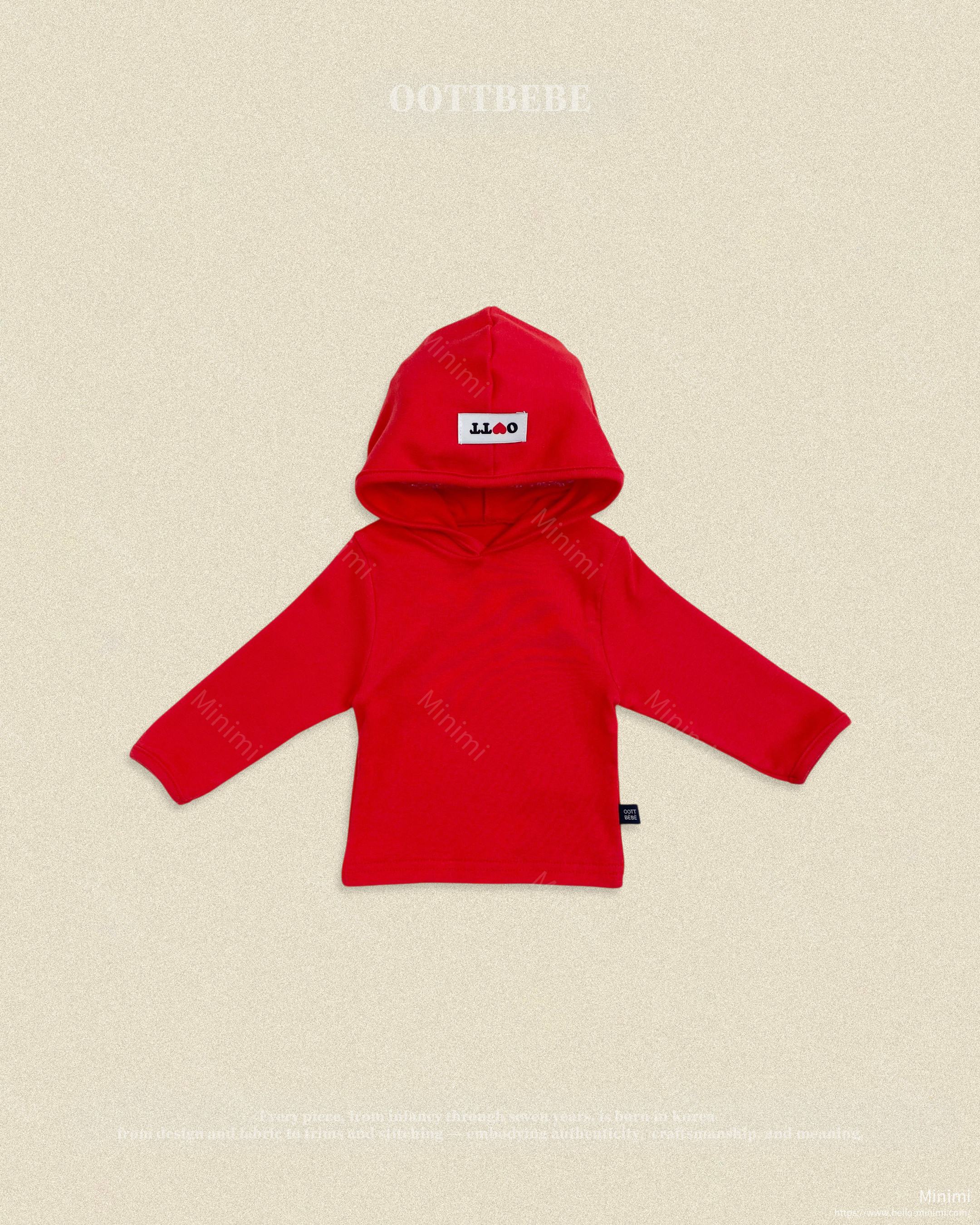 oott bebe Retro Hooded Tight T-shirt 細節圖 6