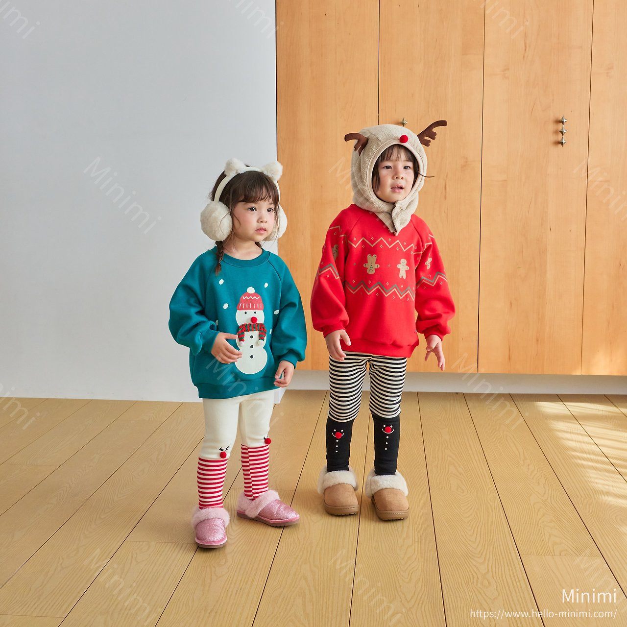 1st BLUE Christmas Snowman Sweatshirt 細節圖 7