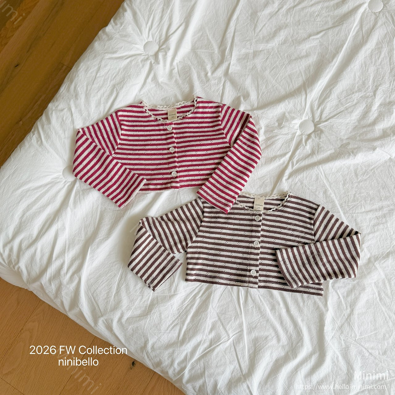 ninibello Tommy Stripe Cardigan 細節圖 2