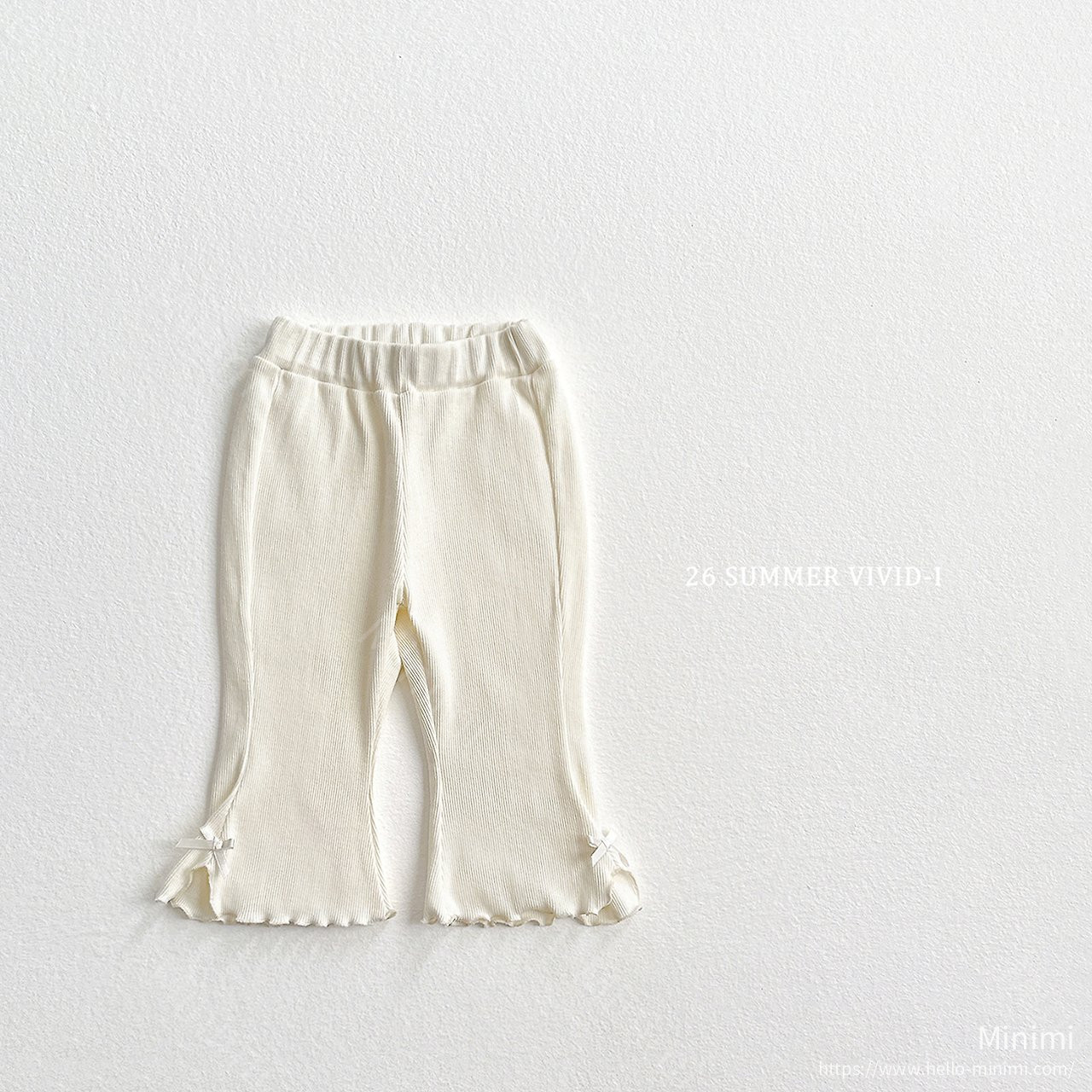 VIVID-I Ribbon Slit Fluted Cropped Pants 細節圖 2