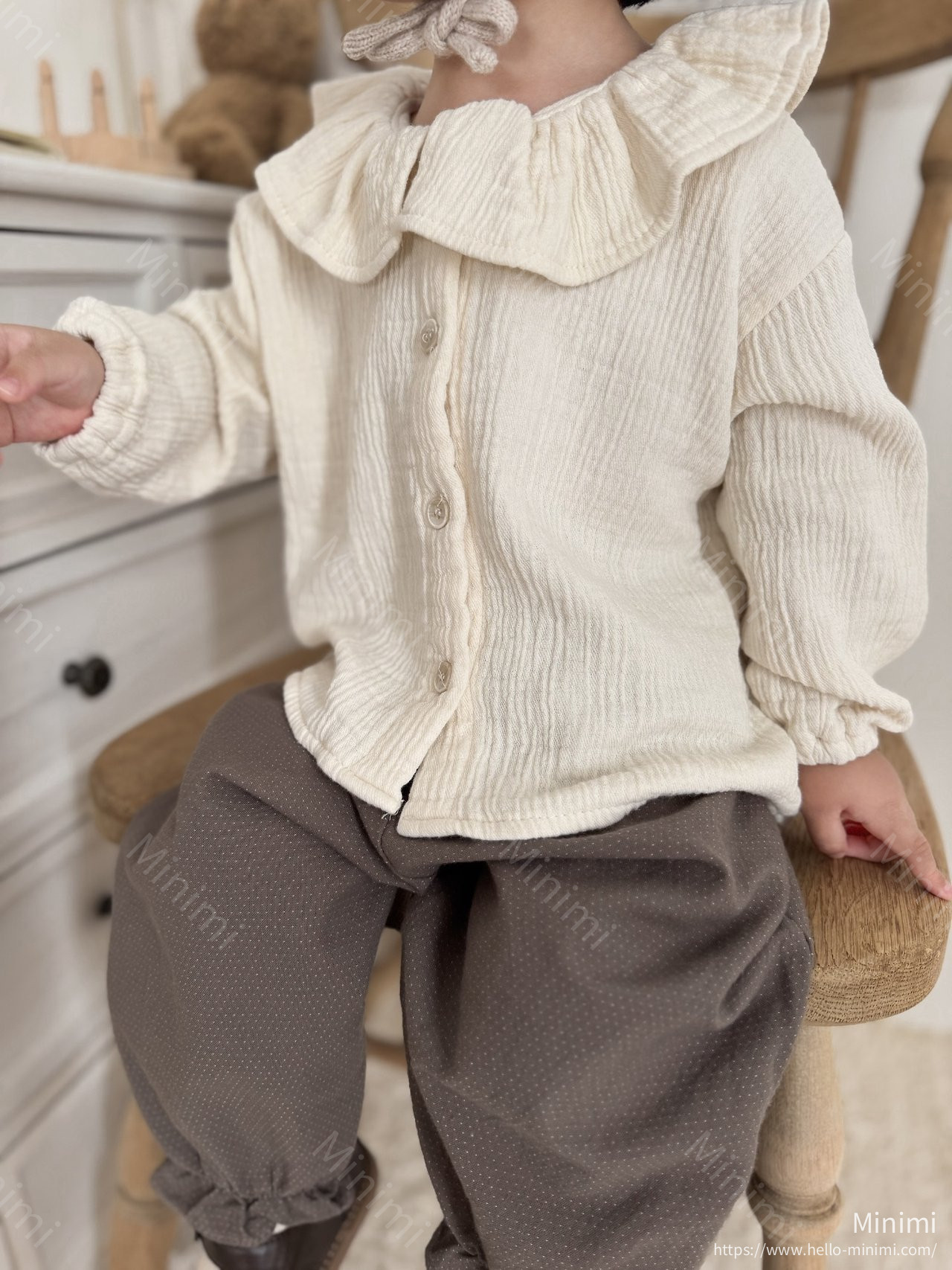 mimi-market Ozzy Frill Shirt 細節圖 1