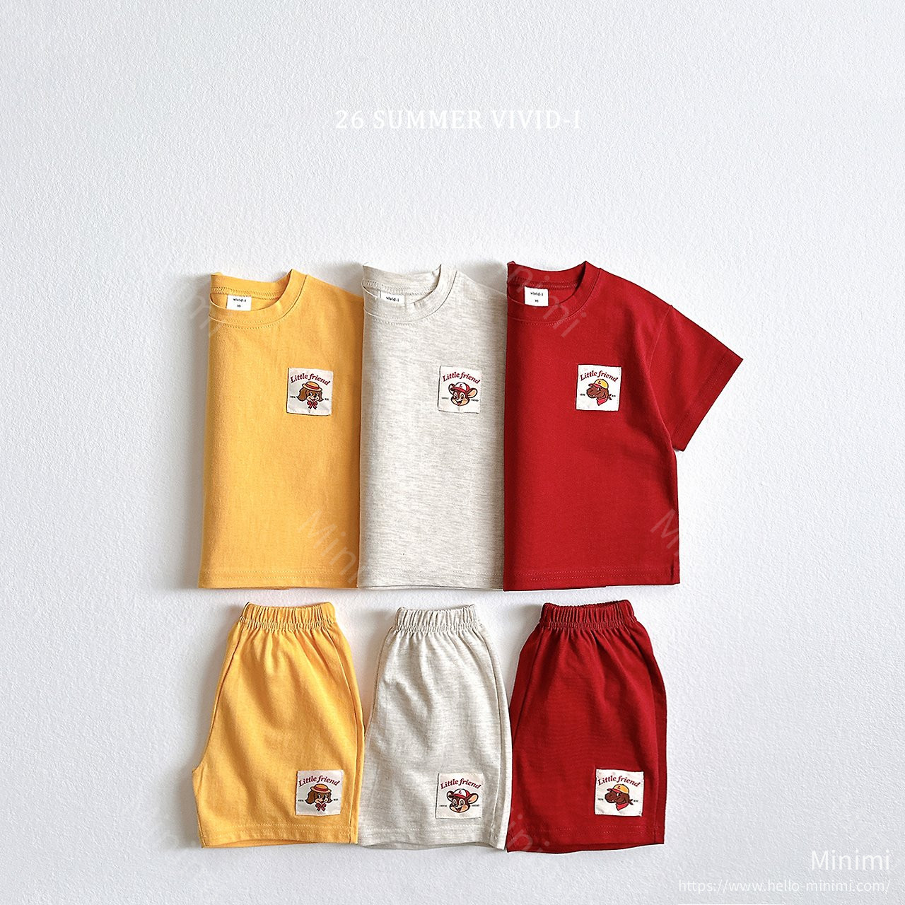 VIVID-I Summer Label Set - 韓國童裝代購主圖
