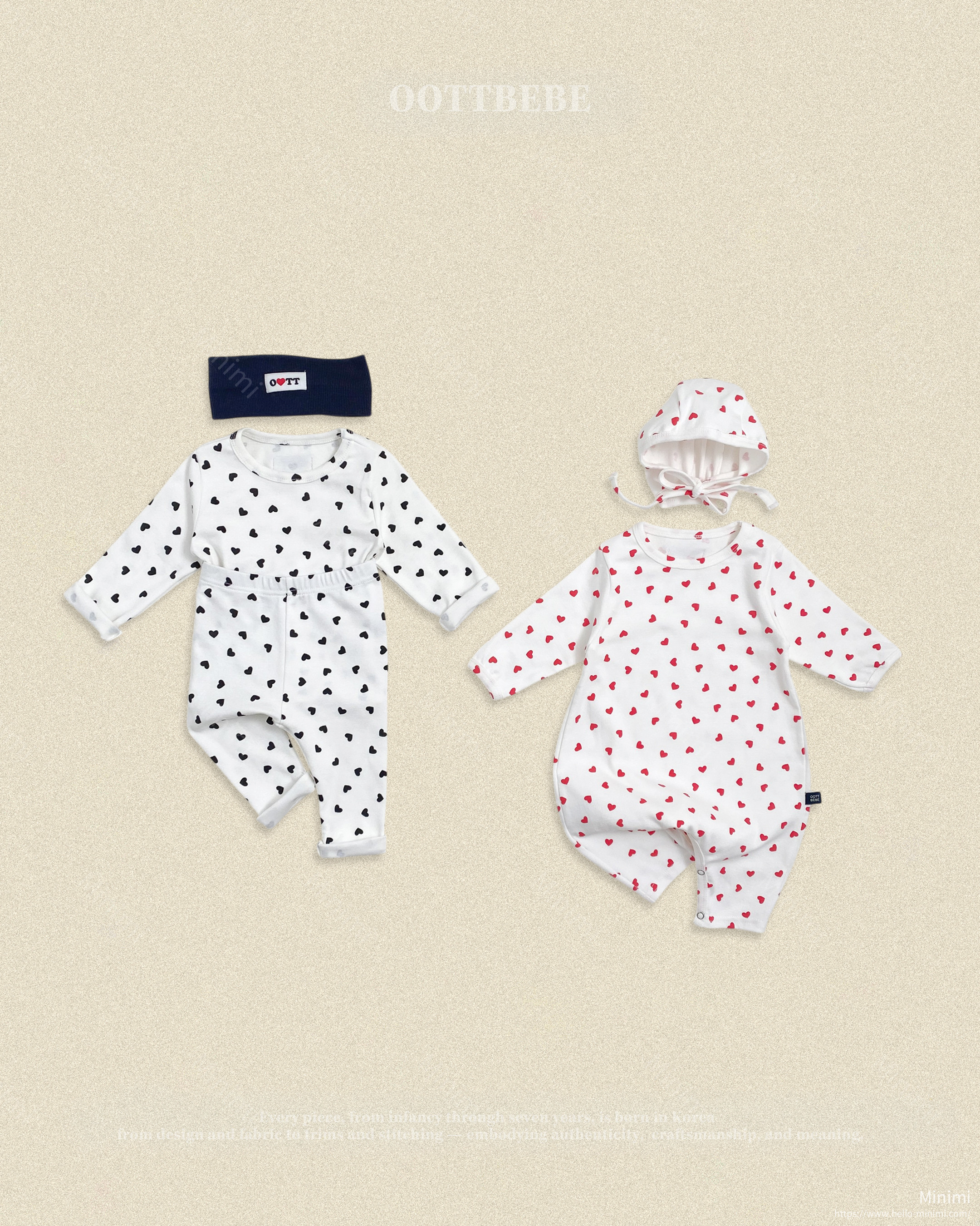 oott bebe Petite Heart Loungewear 細節圖 12