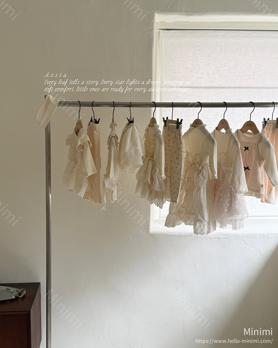 Aosta atelier Lace Cotton Open Dress 細節圖 17