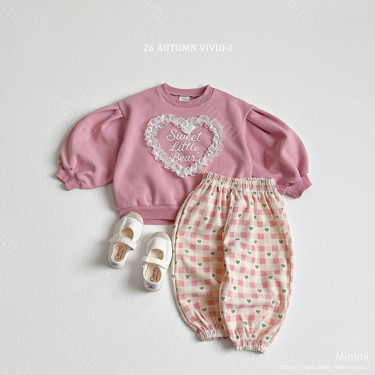 VIVID-I Heart Lace Puff Sweatshirt 細節圖 4