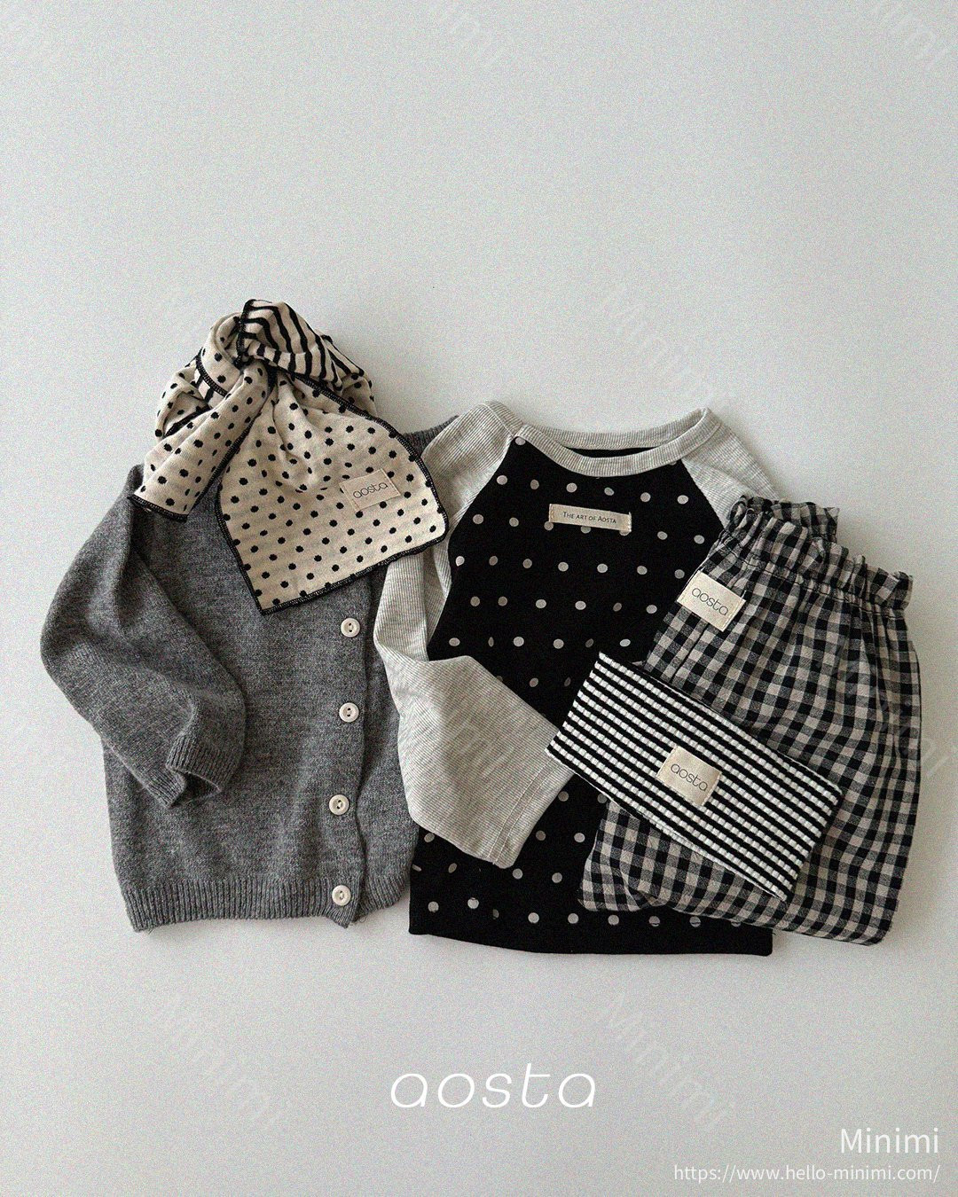 Aosta atelier Choco Chip Muffler 細節圖 33