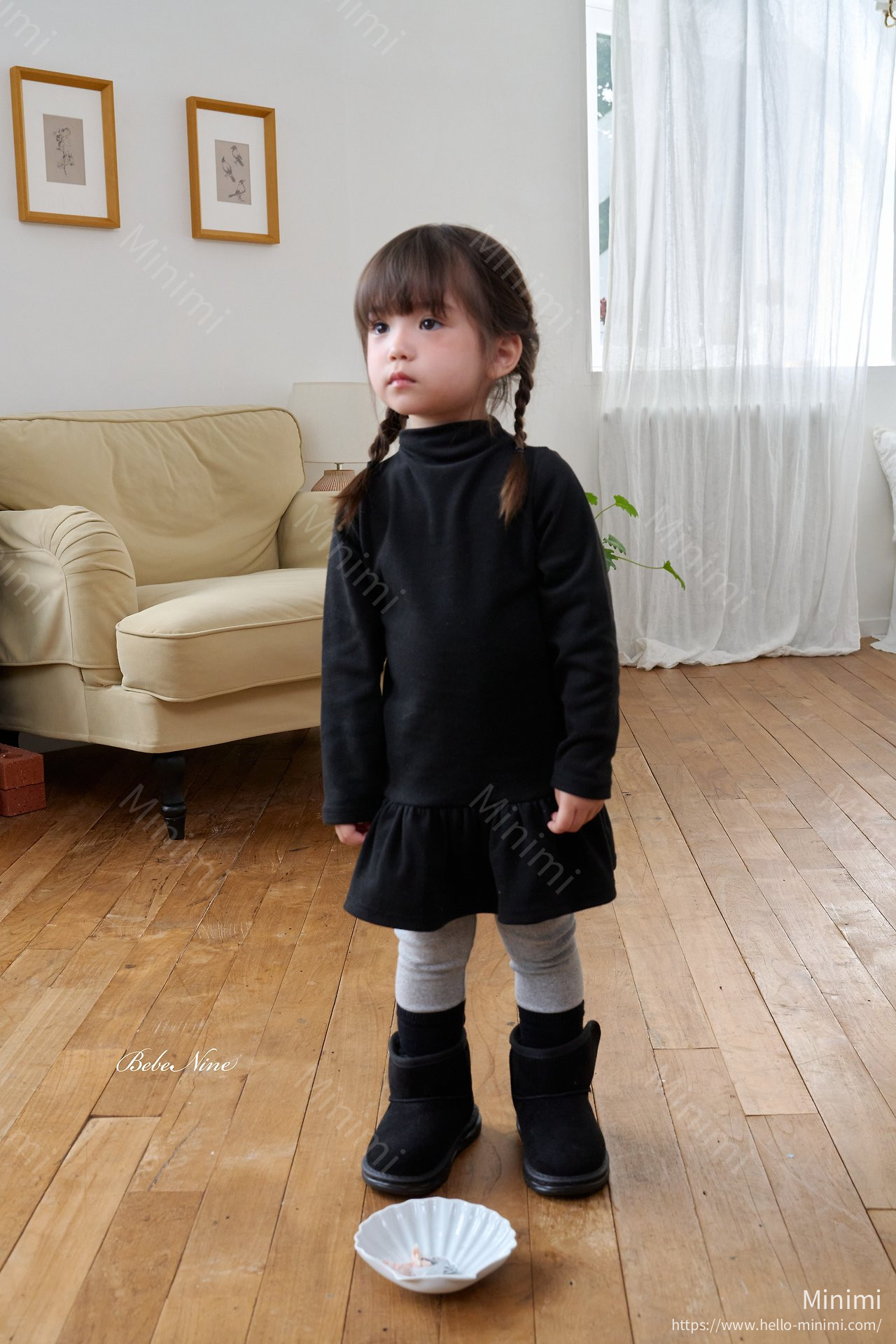bebe nine Mock-Neck Dress 細節圖 5