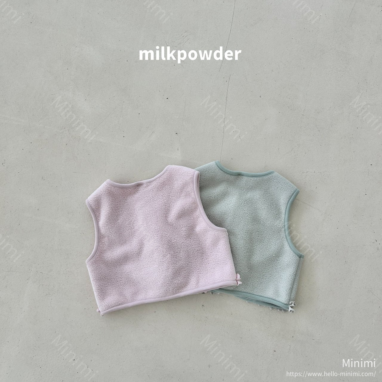 milkpowder Fogny Fleece Vest 細節圖 17
