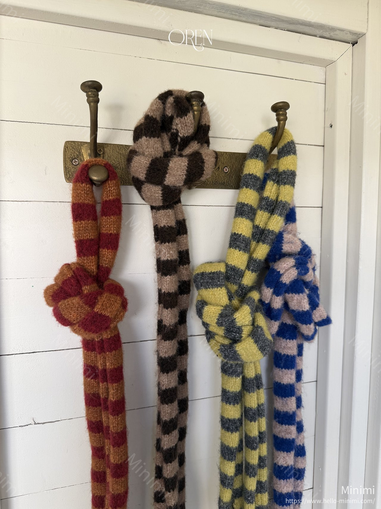 Oren Ambre Stripe Muffler 細節圖 16