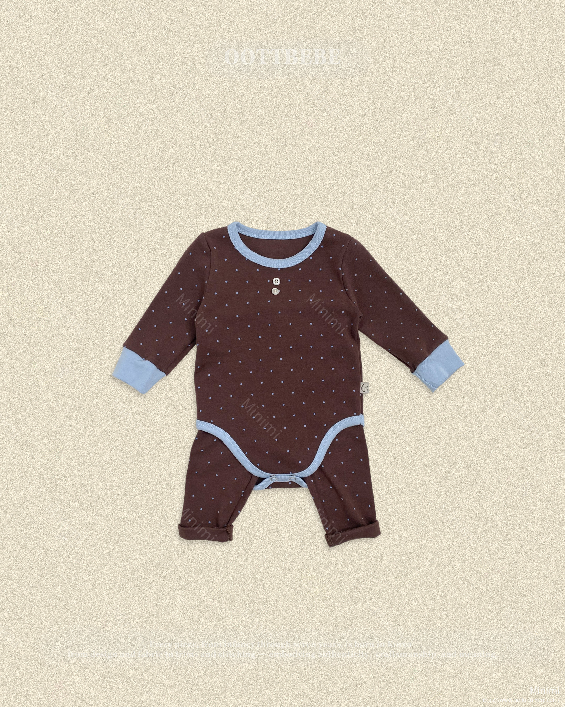oott bebe Chouchou Dot Bodysuit 細節圖 6