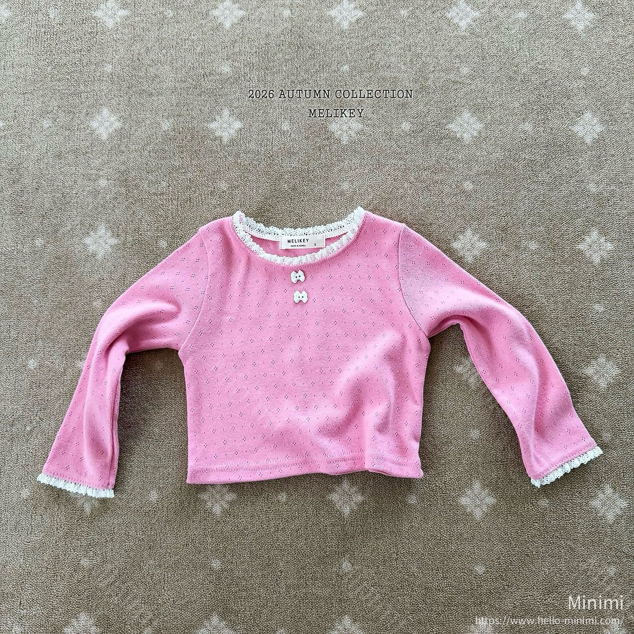 Melikey Ribbon Button T-shirt 細節圖 4