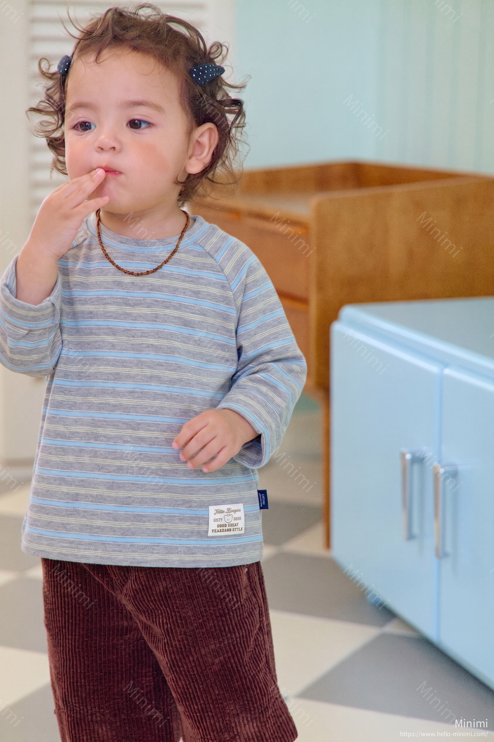oott bebe Tomboy Ribbed T-shirt (Kids) 細節圖 18