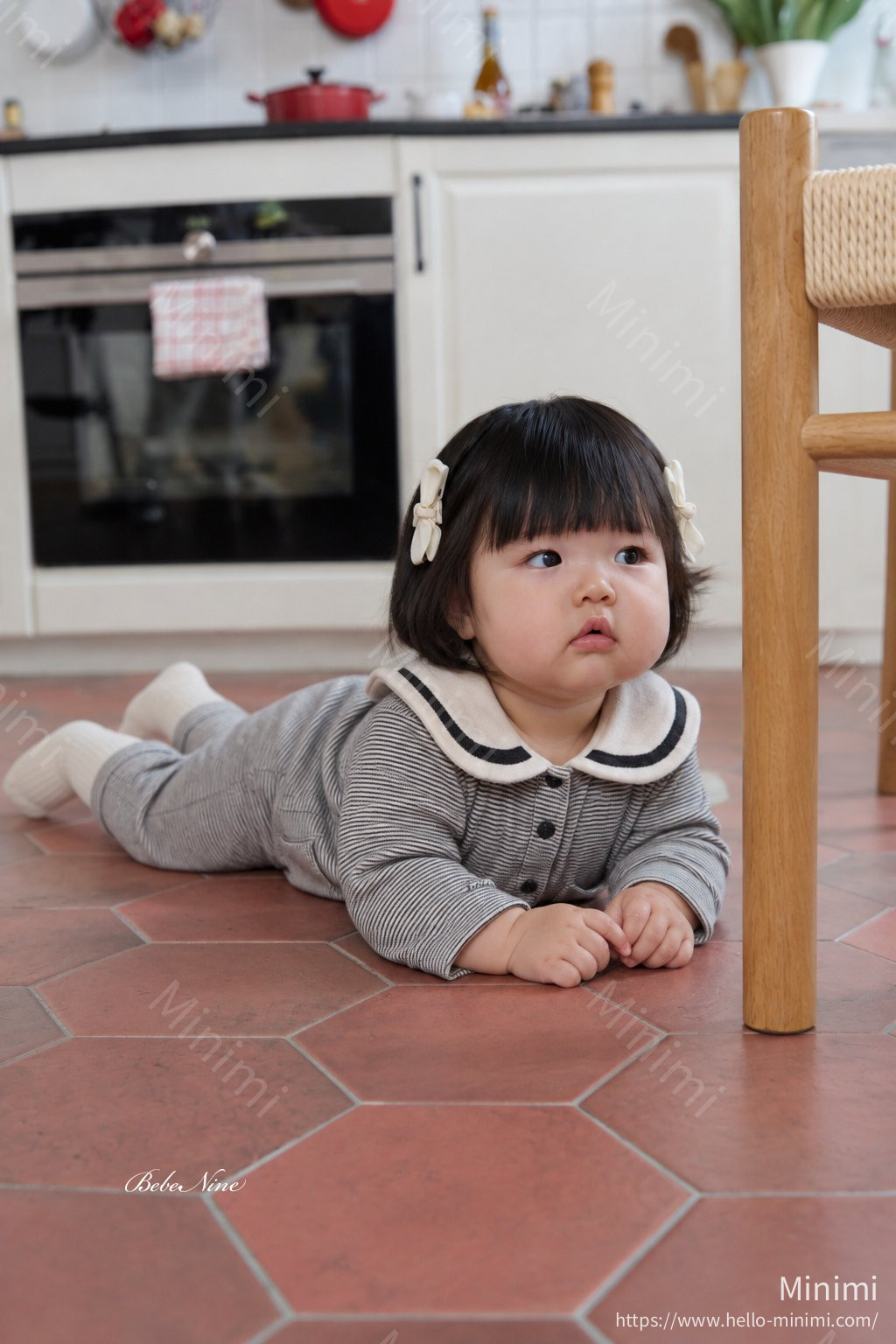 bebe nine Striped Sailor Romper 細節圖 16