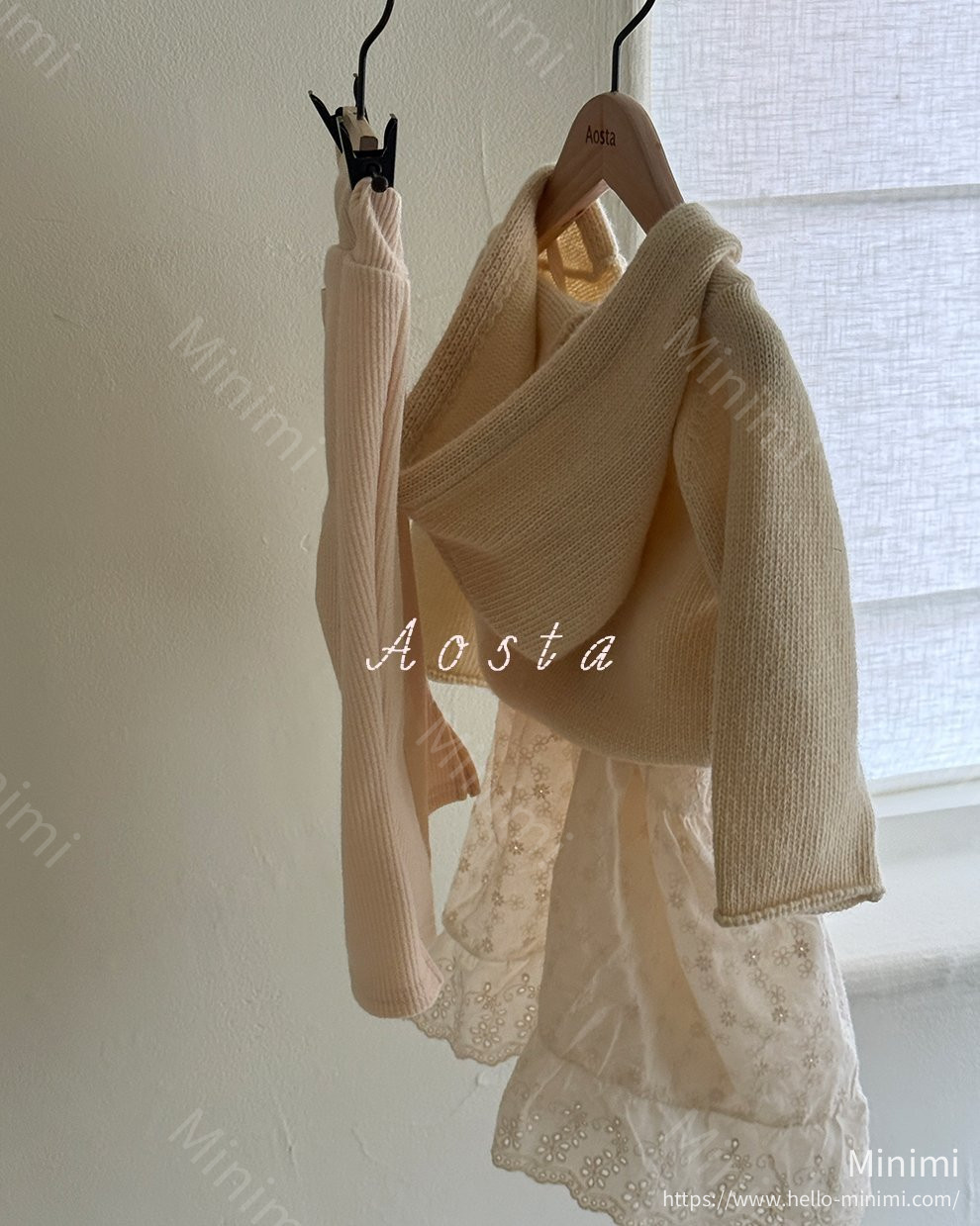 Aosta atelier Knit Cookie Hoodie 細節圖 4