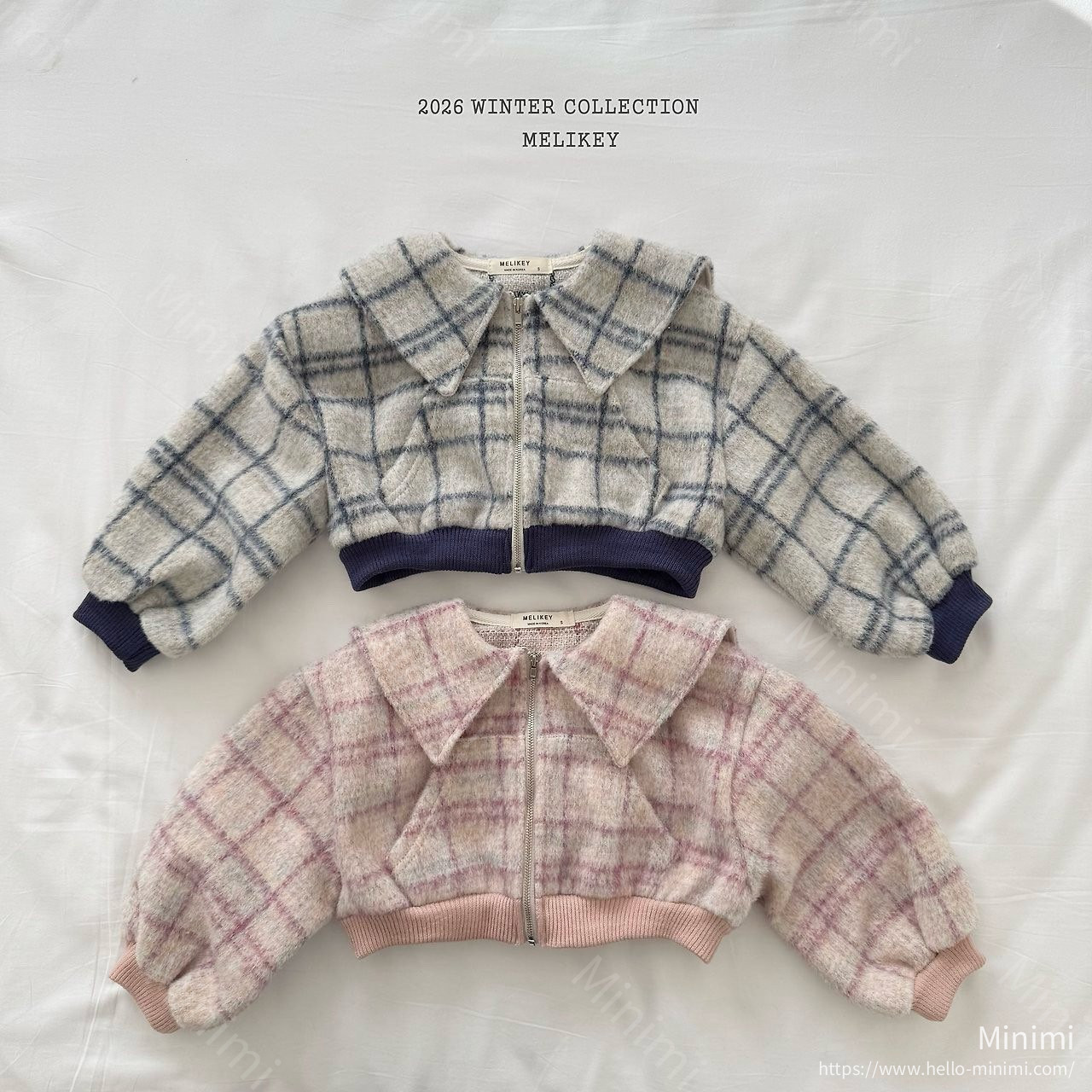 Melikey Wool Check Zip-up 細節圖 20