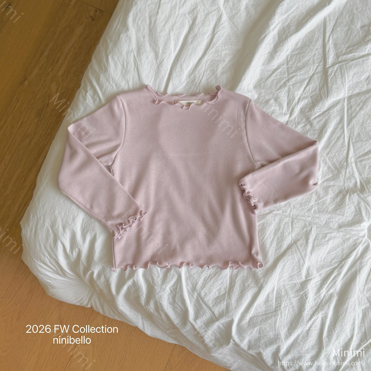 ninibello Soft Frill T-shirt 細節圖 3