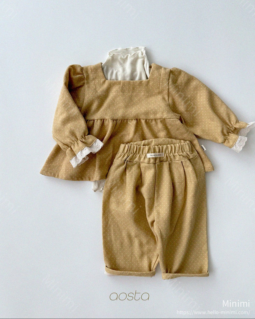 Aosta atelier Milk Dot Pants 細節圖 10