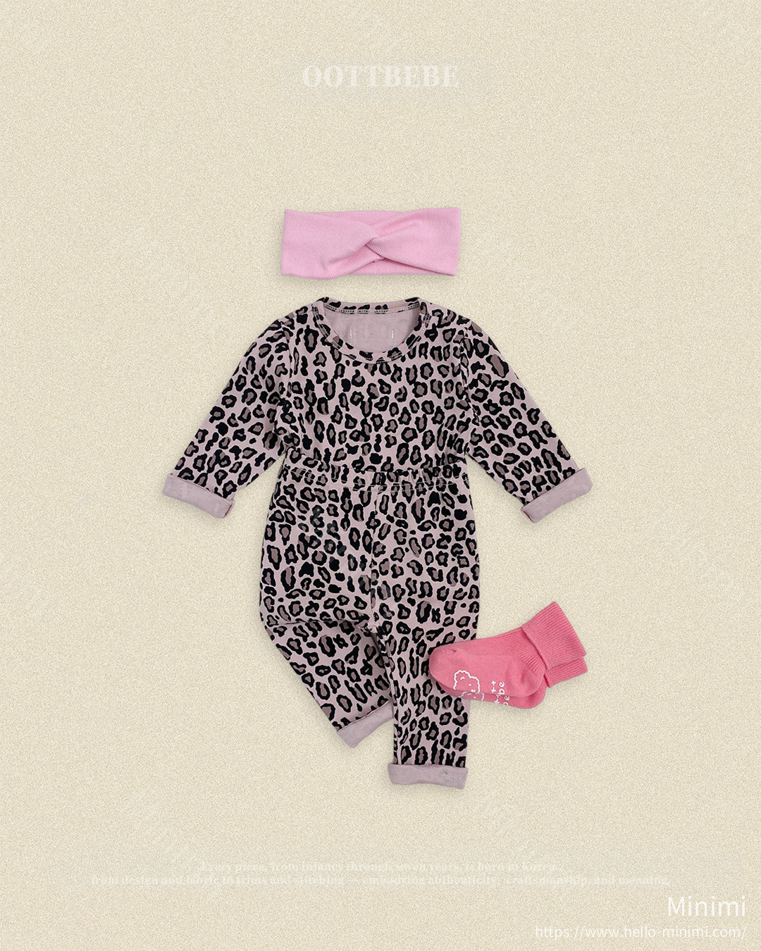 oott bebe Little Leopard Loungewear 細節圖 1
