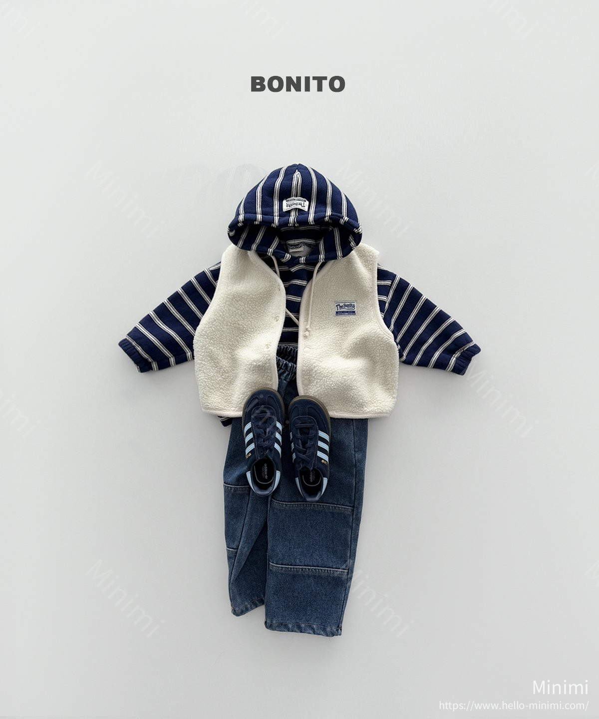 BONITO Jolly Stripe Hoodie 細節圖 7