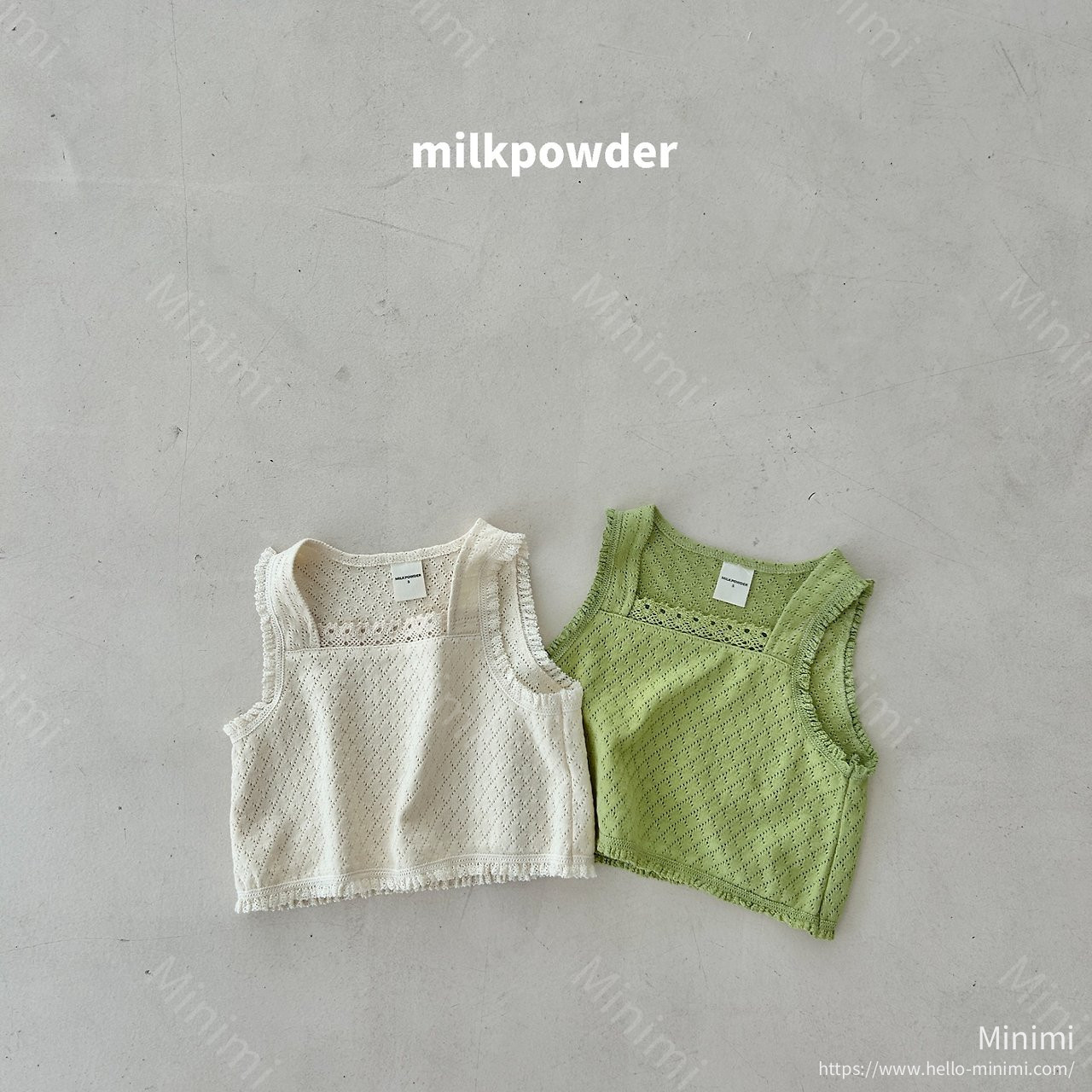 milkpowder Green Vest 細節圖 42