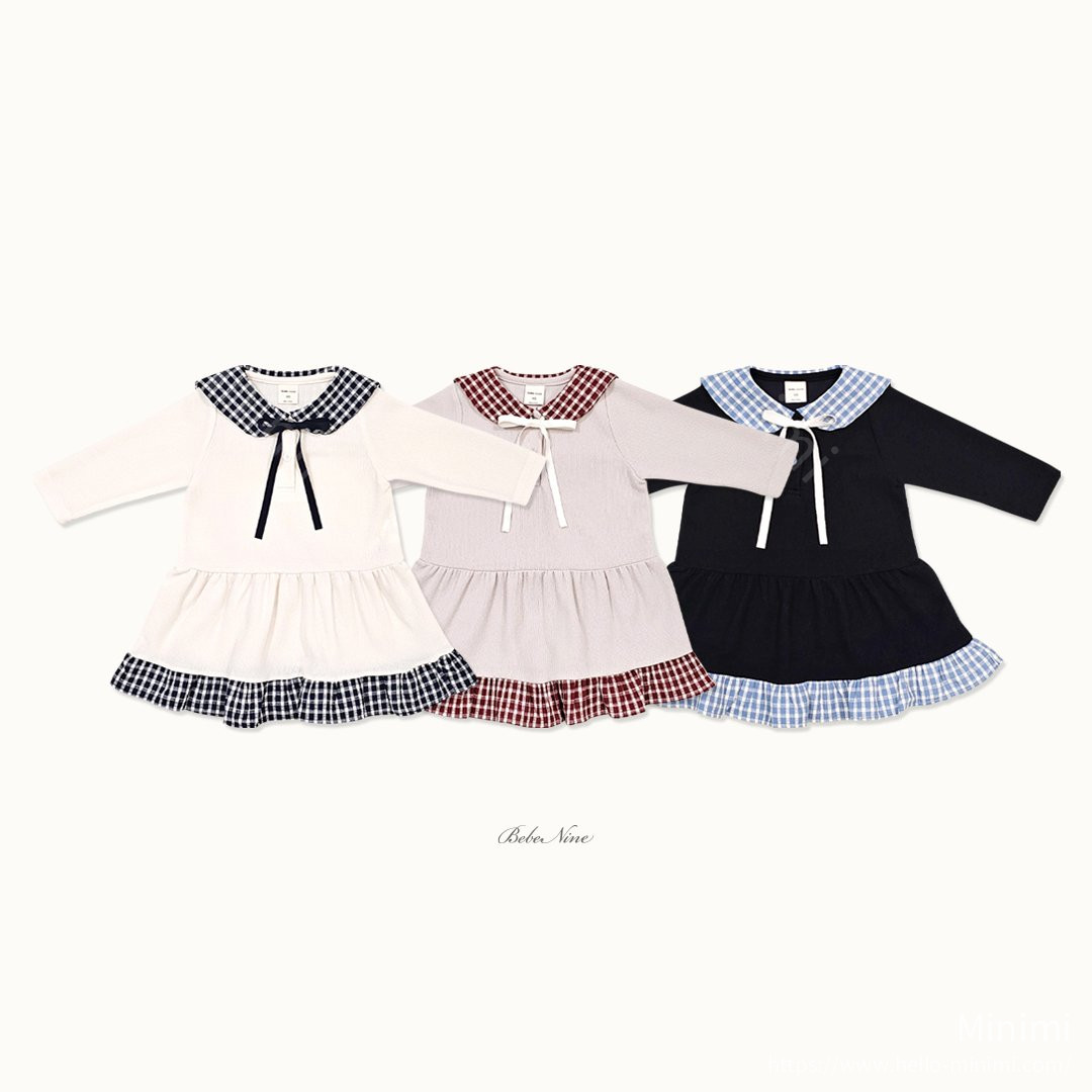 bebe nine Maison Check Dress 細節圖 12