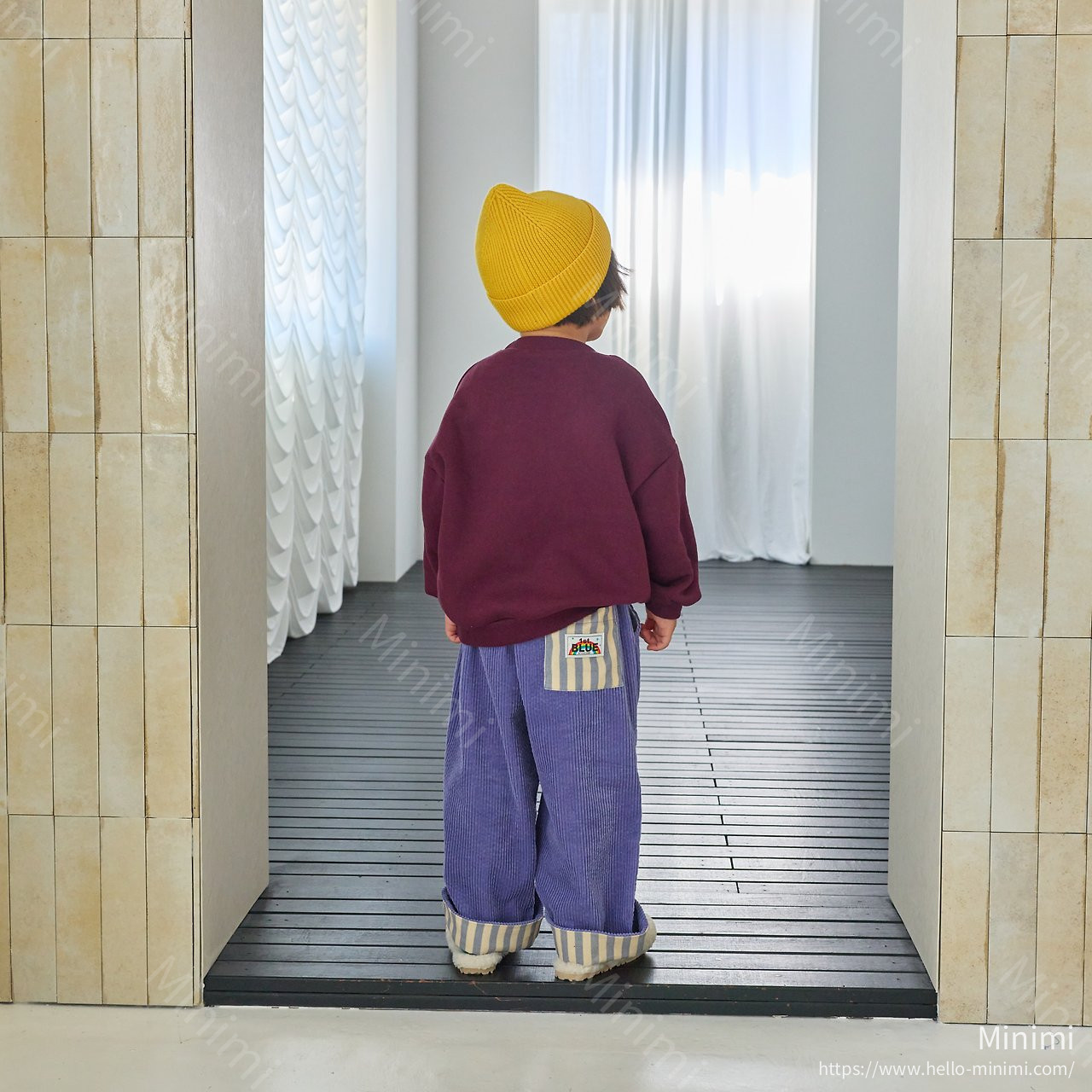 1st BLUE Corduroy Cabra Pants 細節圖 7