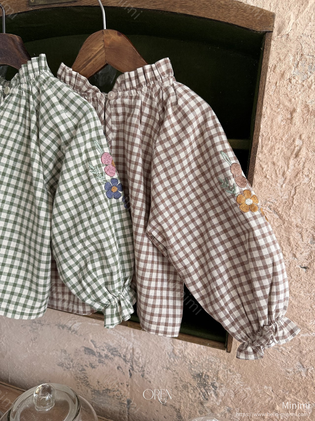 Oren Manon Check Blouse 細節圖 13