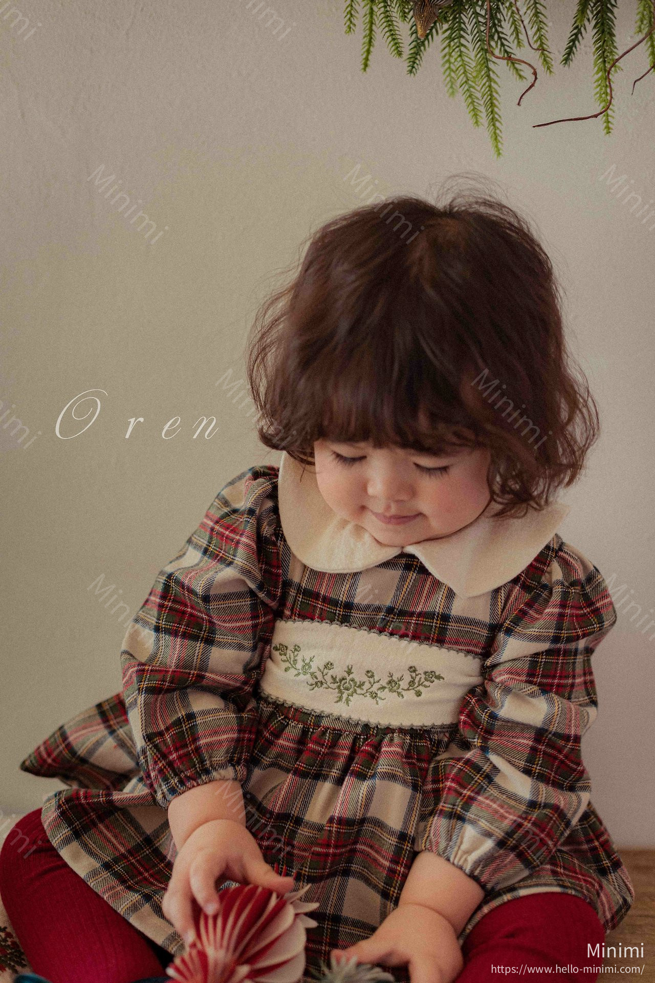 Oren Noelia Check Dress 細節圖 3