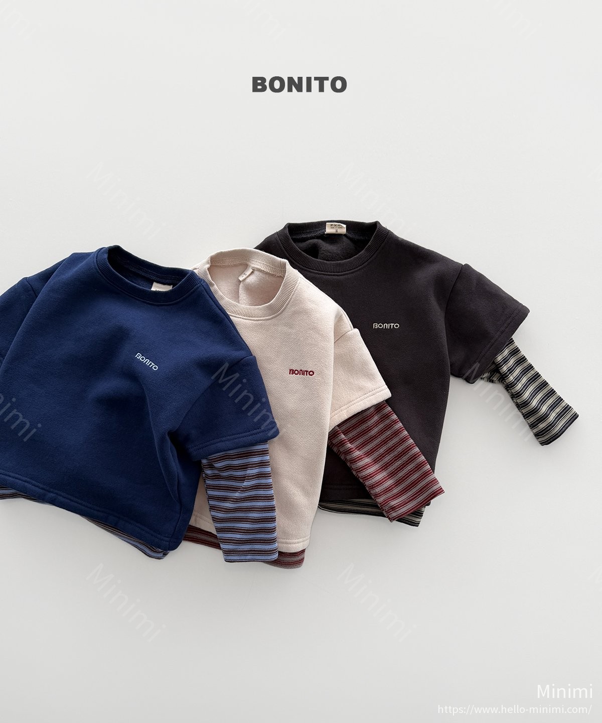 BONITO Double Fleece Short Sleeve Layered Tee 細節圖 3