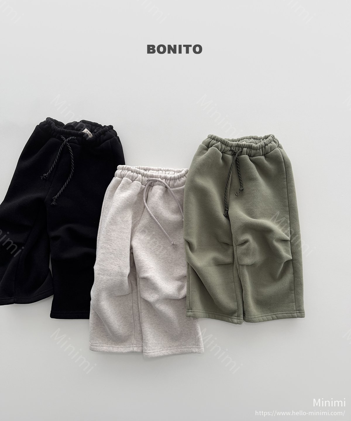 BONITO Knee Pintuck Straight Pants 細節圖 1