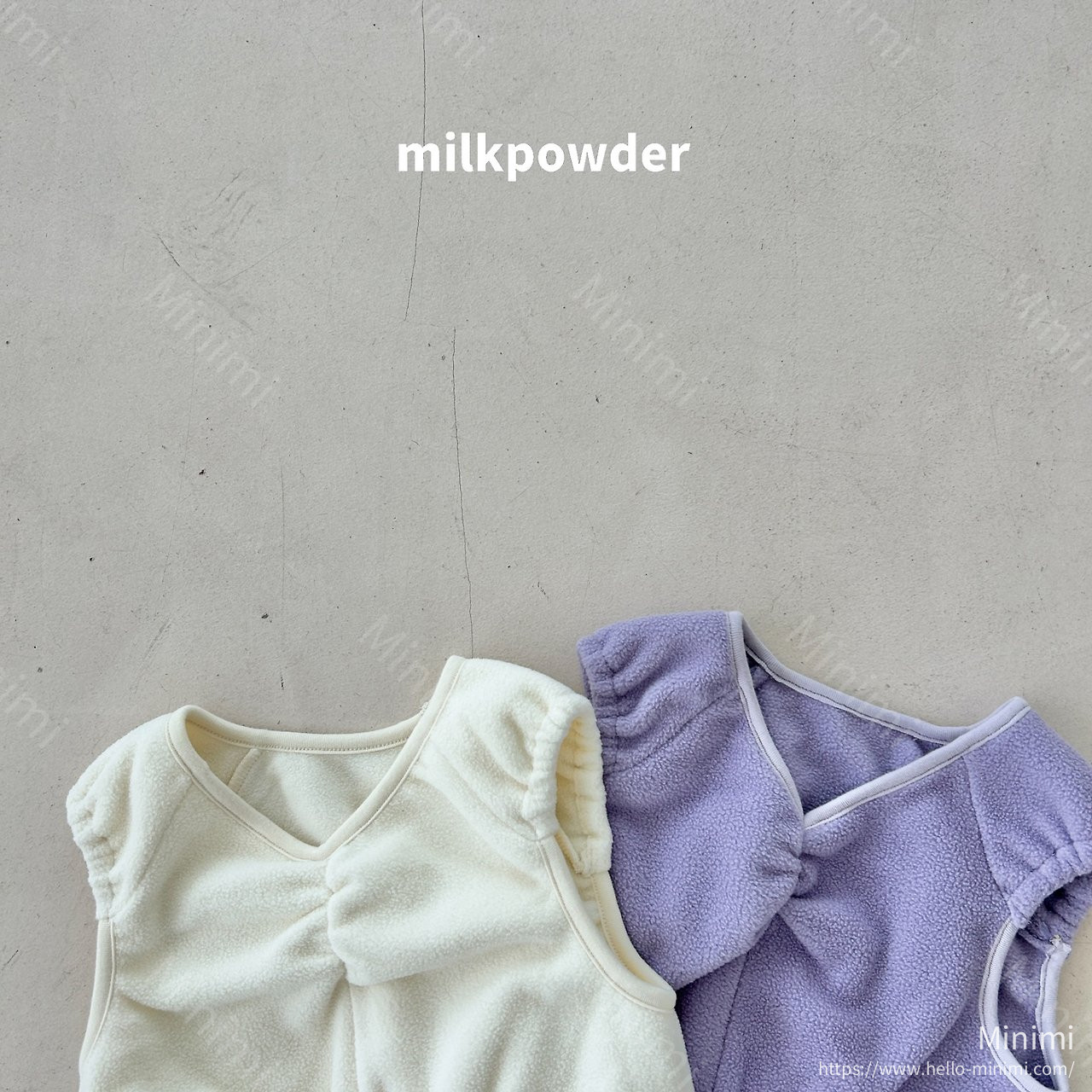 milkpowder Soft Fleece Vest 細節圖 3
