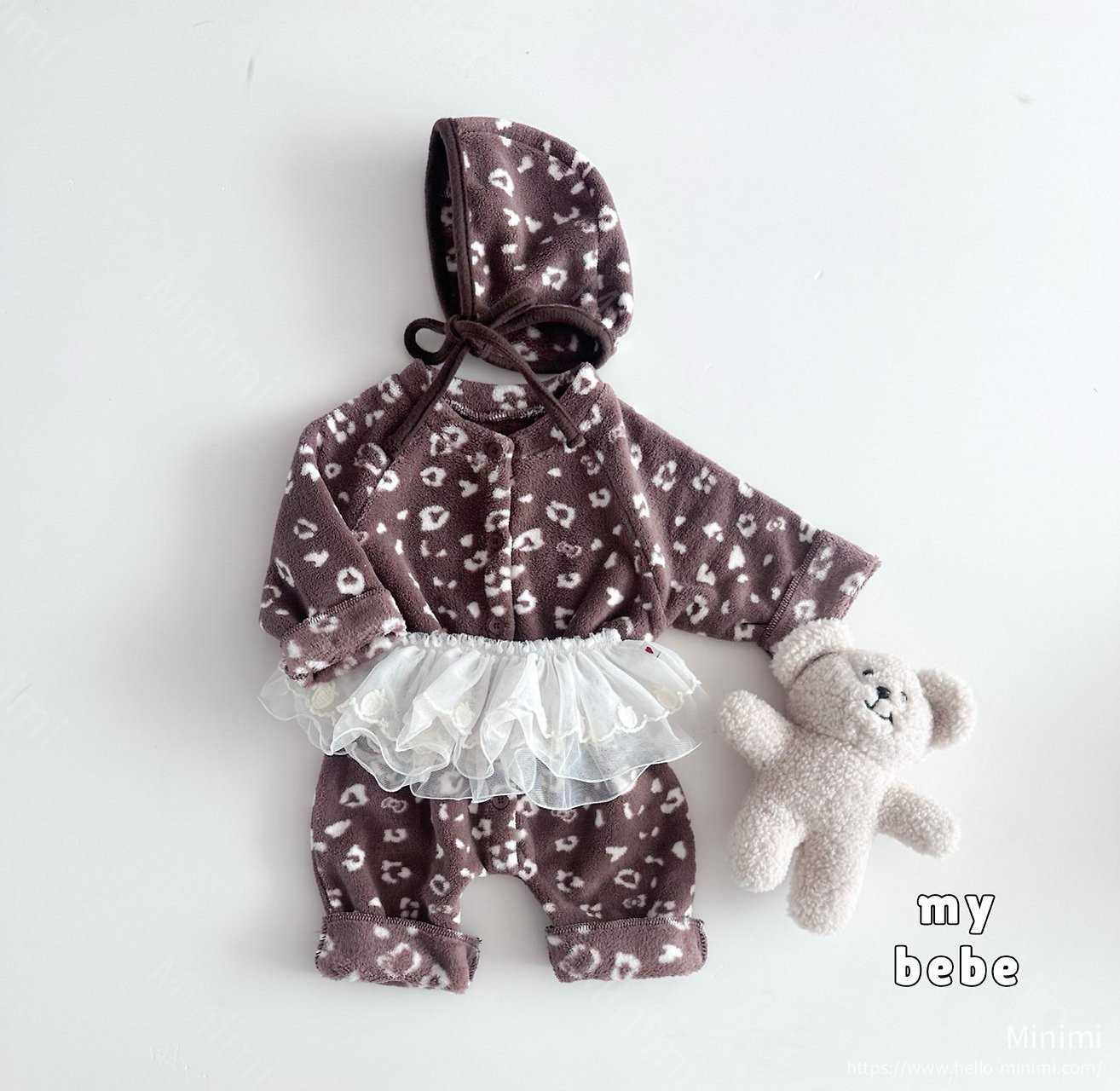 my_bébé Poodle Button Suit Set 細節圖 11