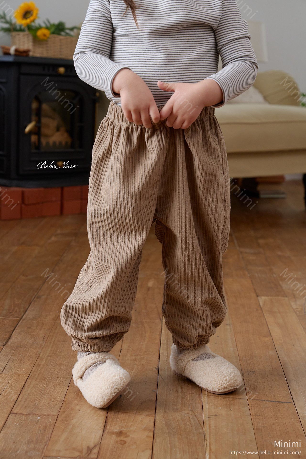 bebe nine Coco Ball Corduroy Pants 細節圖 5