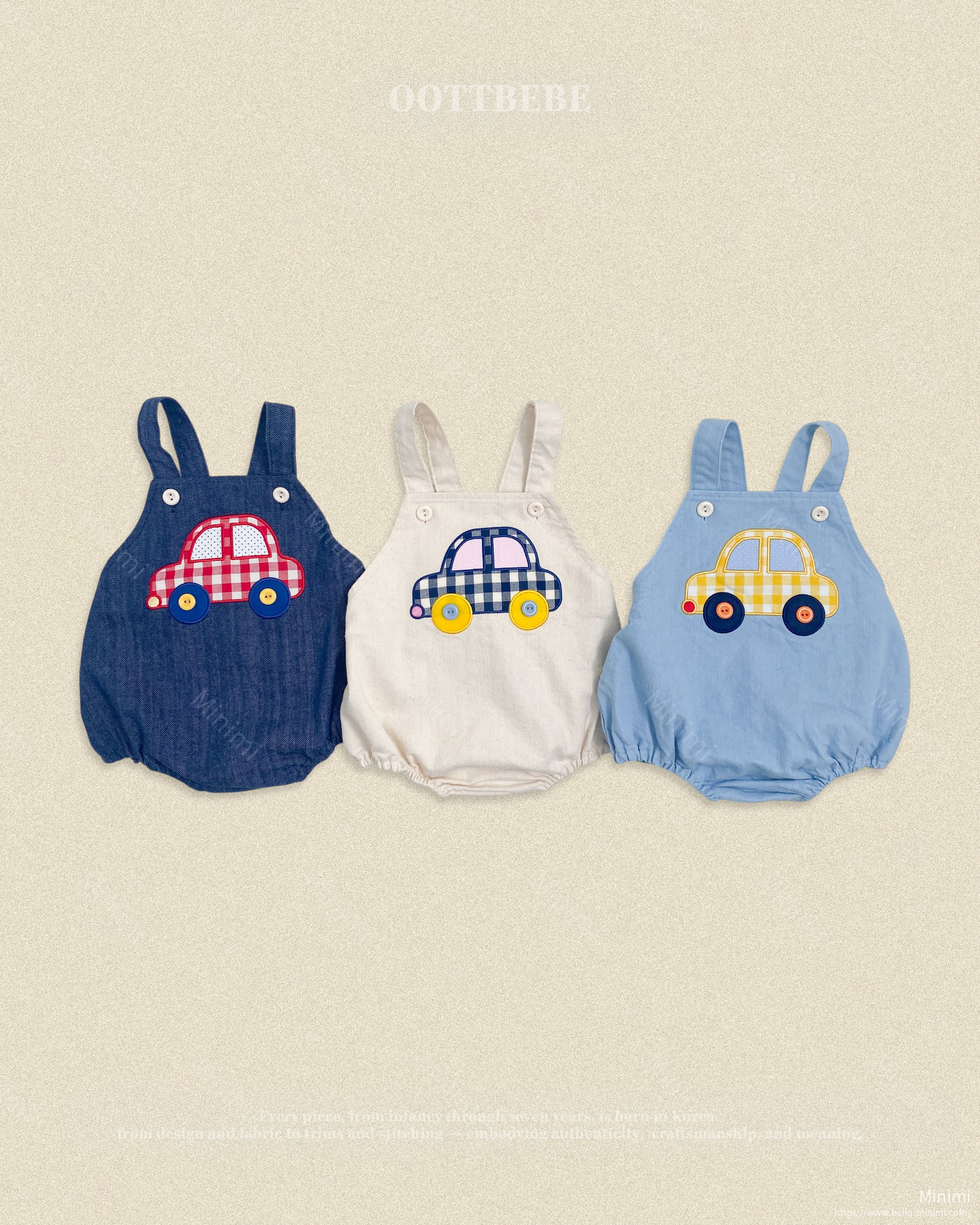 oott bebe Boongboong Denim Bodysuit 細節圖 3