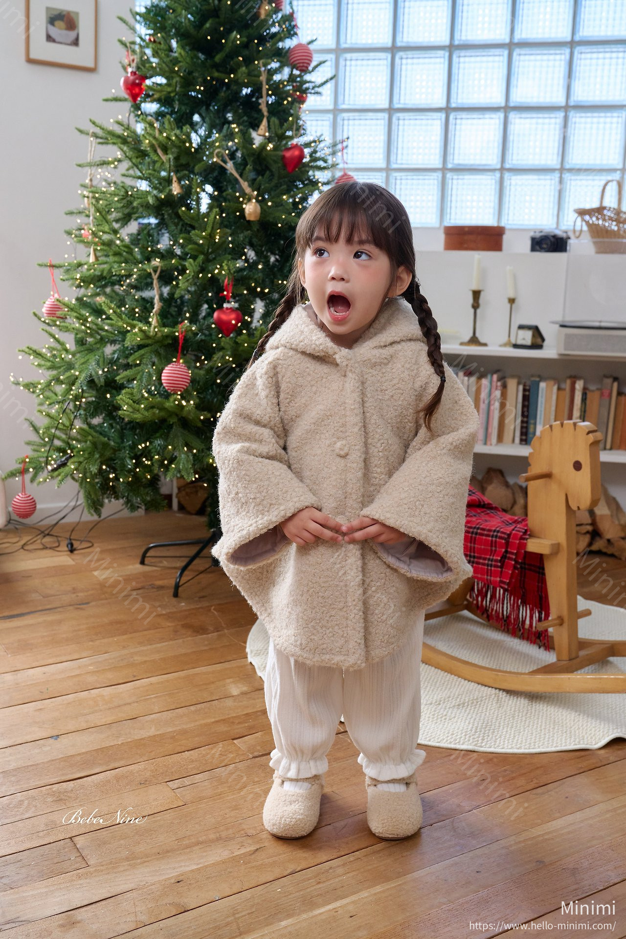 bebe nine Rabbit Cape Coat 細節圖 6