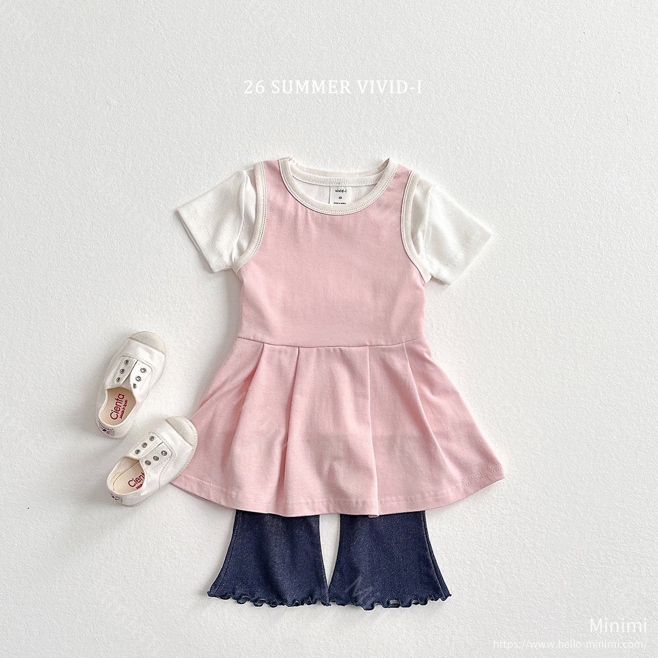 VIVID-I Summer Indigo Flared Cropped Pants 細節圖 11