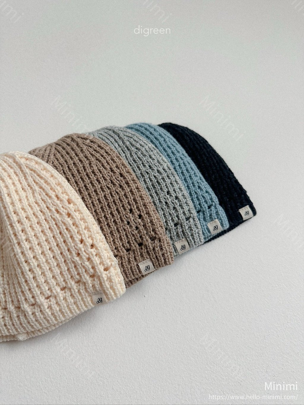 digreen Eyelet Beanie 細節圖 1