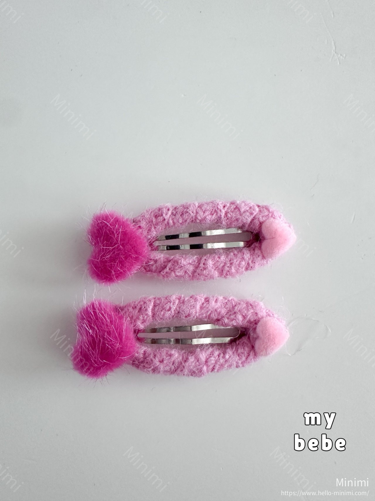 my_bébé Winter Heart Hairpin Set 細節圖 5