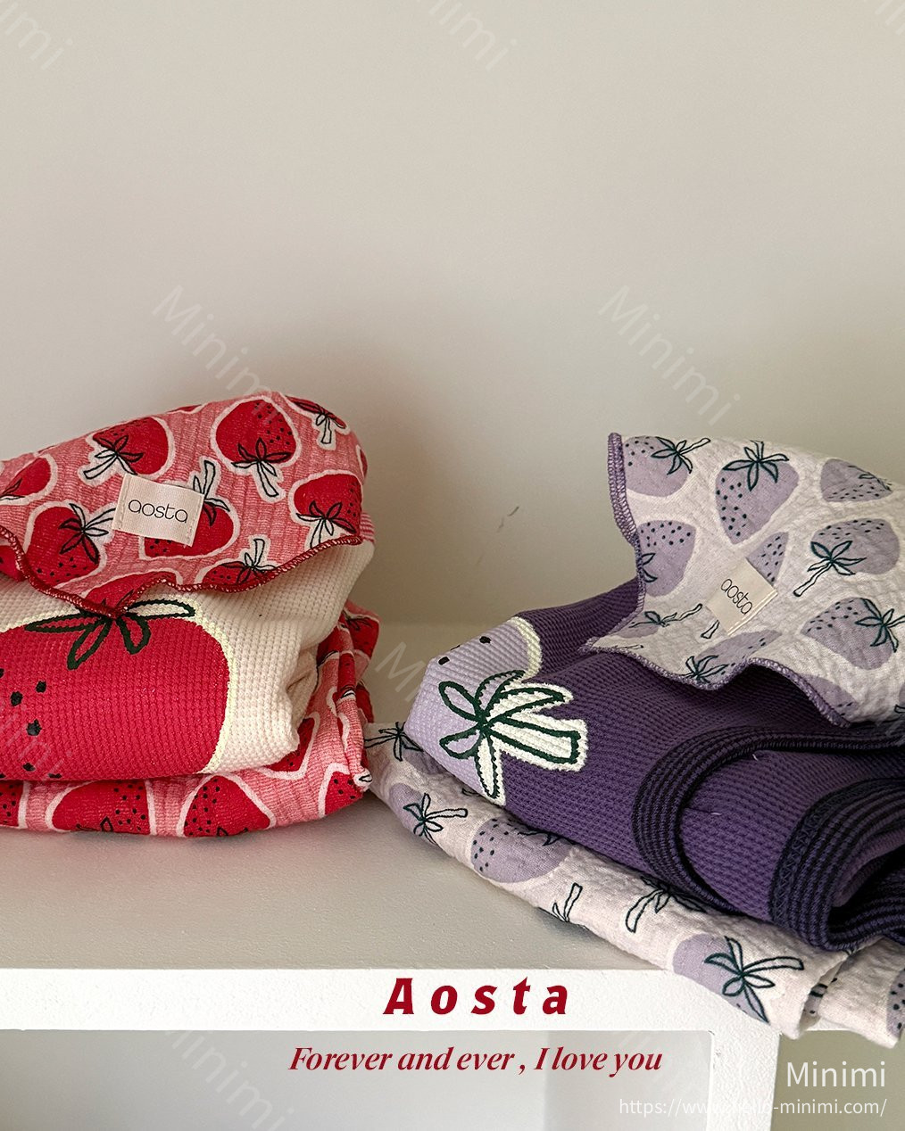 Aosta atelier Strawberry Scarf 細節圖 3