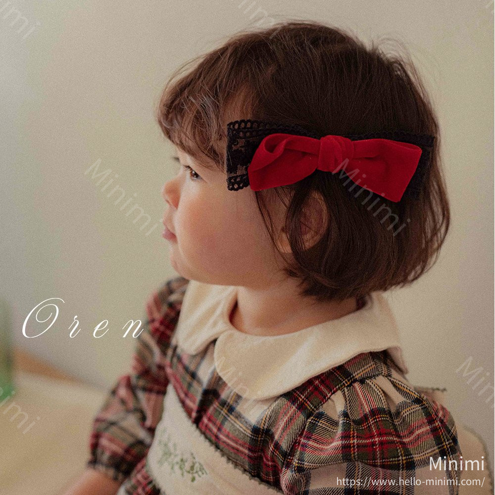 Velvet Ribbon Hair Clip