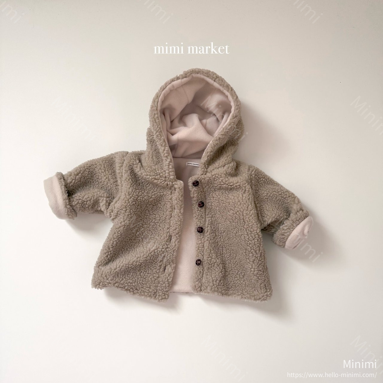 mimi-market Dumble Hood Coat 細節圖 4