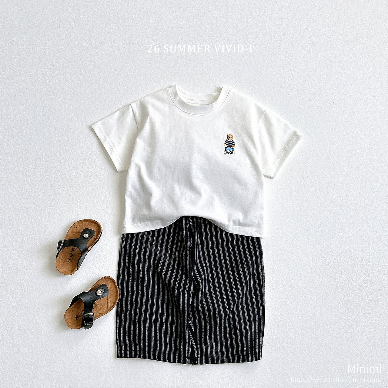 VIVID-I Cropped Striped Linen Pants 細節圖 14