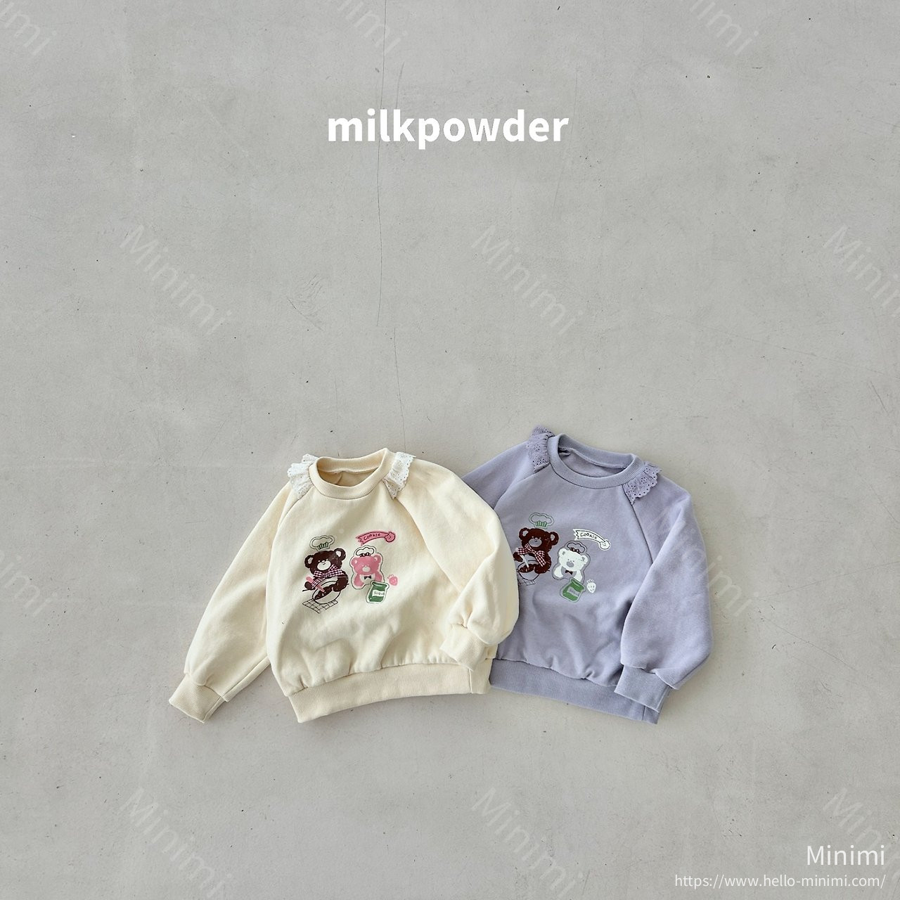 milkpowder Cooking Sweatshirt 韓國童裝現貨