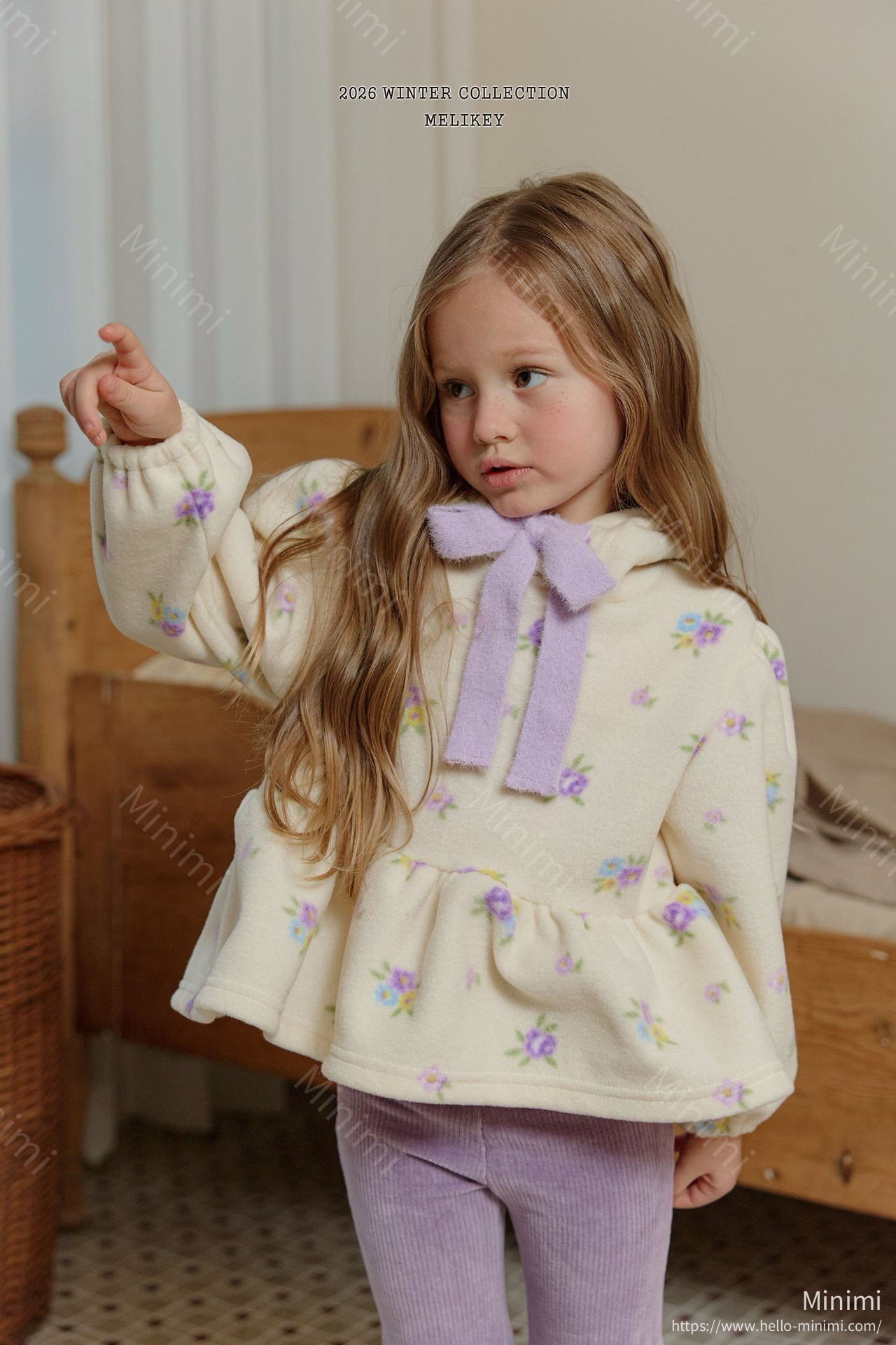 Melikey Flower Frill Hoodie 細節圖 4