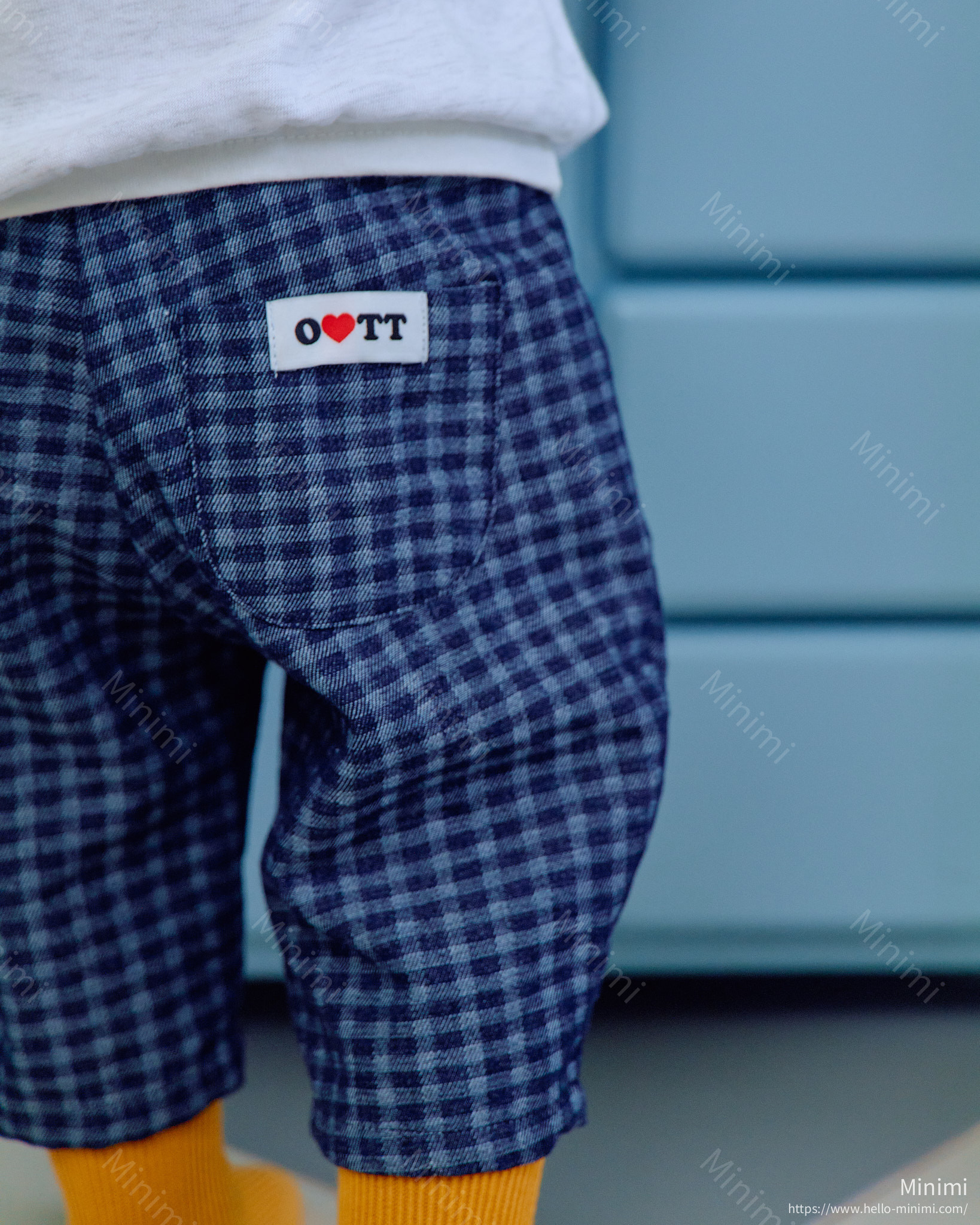 oott bebe Denim Check Pants 細節圖 24