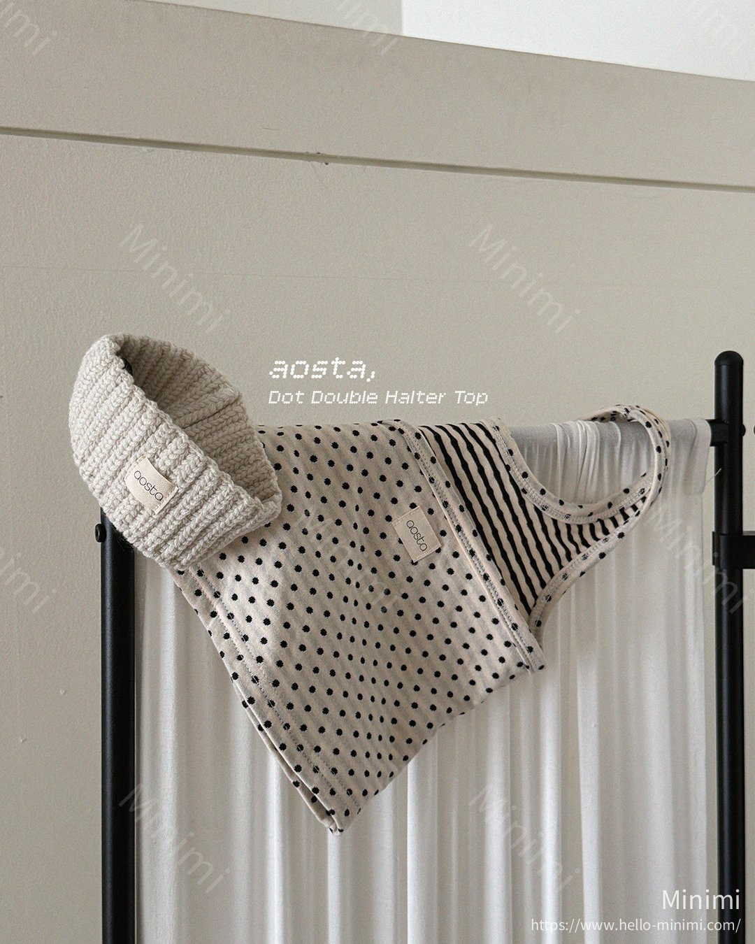 Aosta atelier Choco Chip Halter Neck 細節圖 22