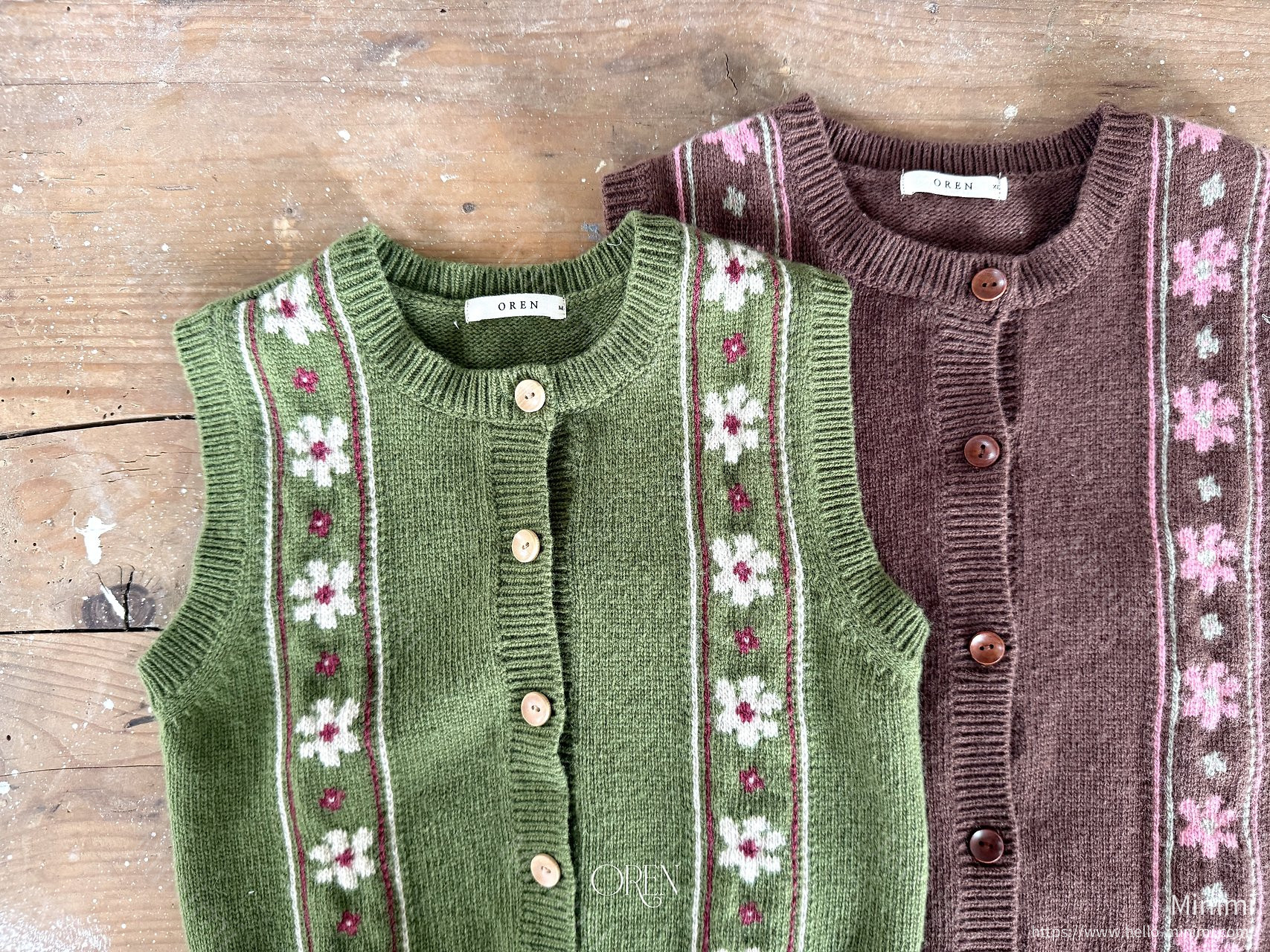 Oren Berthe Fleur Knit Vest 細節圖 13