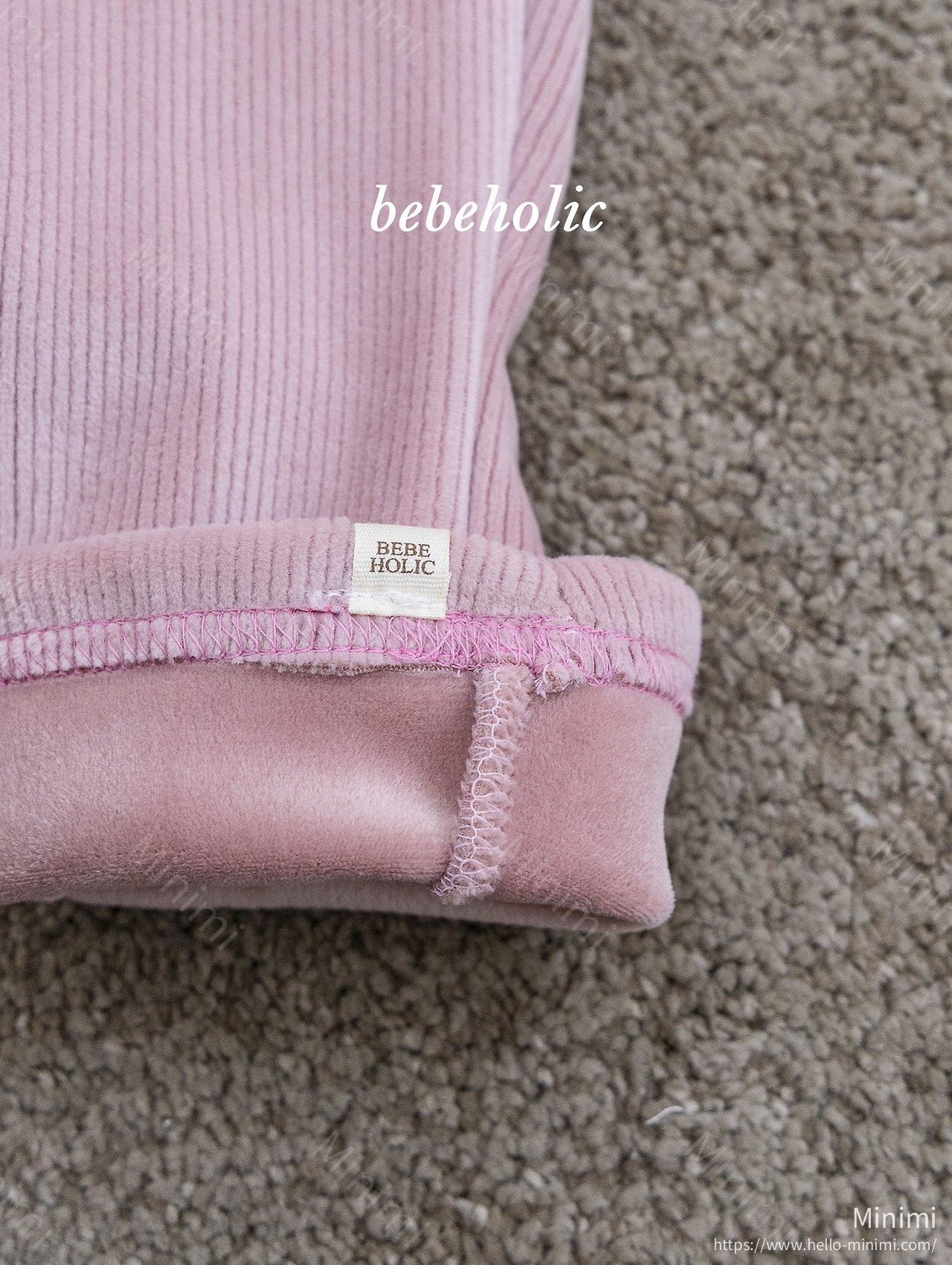 BEBEHOLIC Basil Ribbed Boots-cut 細節圖 12
