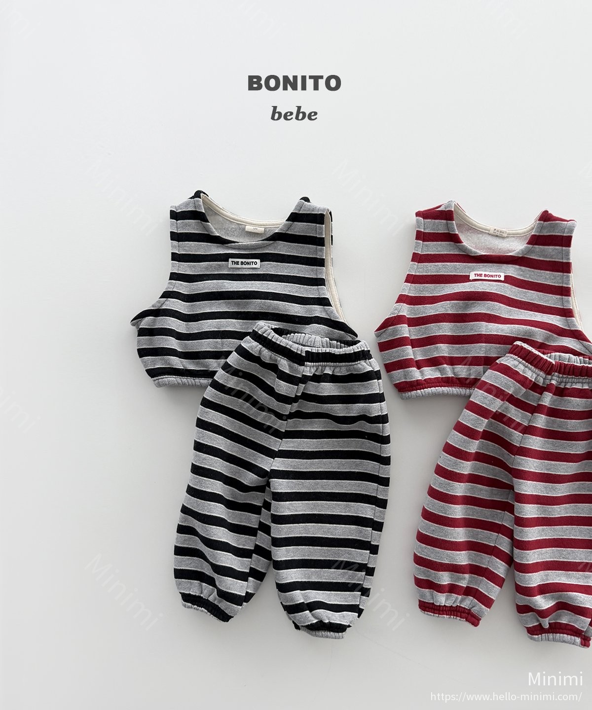 BONITO Stripe Vest Set 細節圖 2