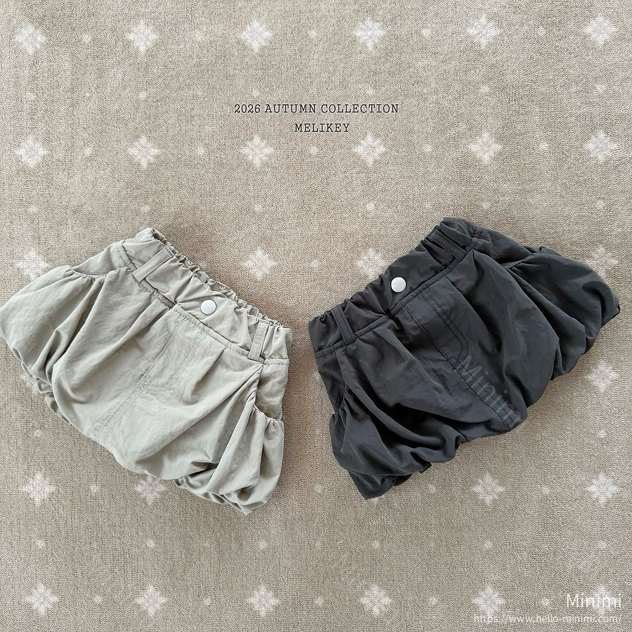 Melikey Shirring Pumpkin Skirt - 韓國童裝代購主圖